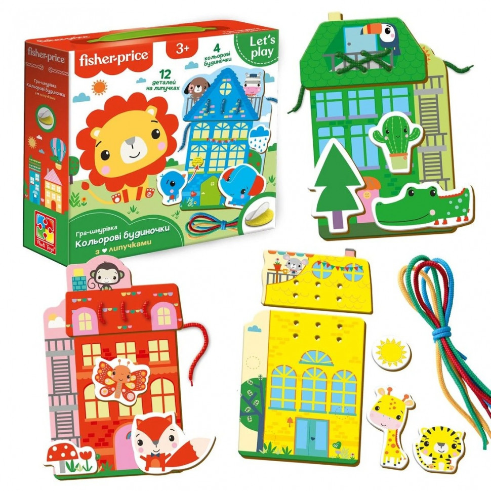 

Настольная игра для детей "Цветные домики" VT5303-26 Vladi Toys