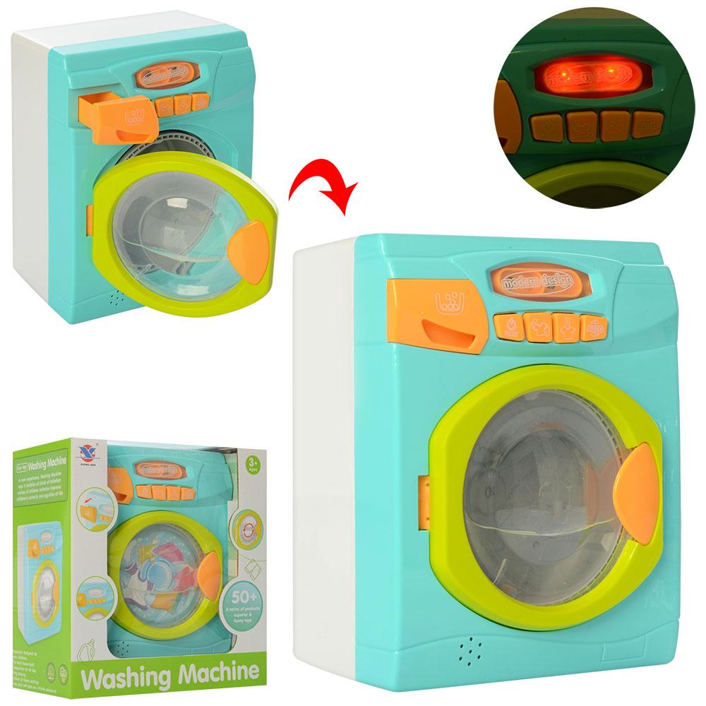 

Игрушечная Стиральная машинка XS-19611 20 см - звук, крутится барабан