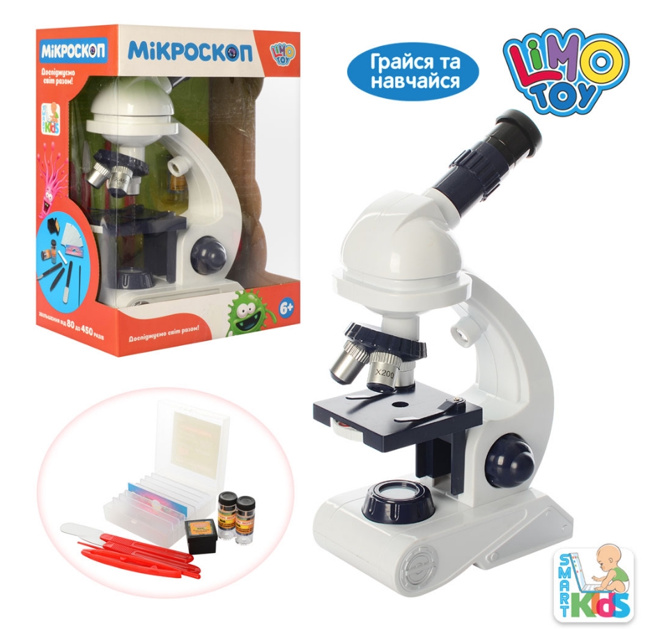 

Игрушечный микроскоп SK 0010 с пробирками и инструментами Limo Toy