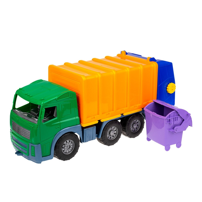 

Игрушечная машина Мусоровоз 0565 с контейнером Colorplast Зеленый