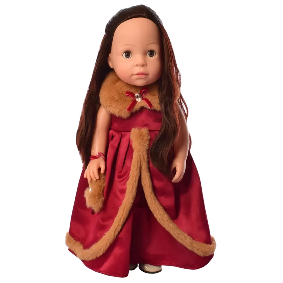 

Интерактивная кукла в платье M 5414-15-2 с изучением стран и цифр (Red) Limo Toy