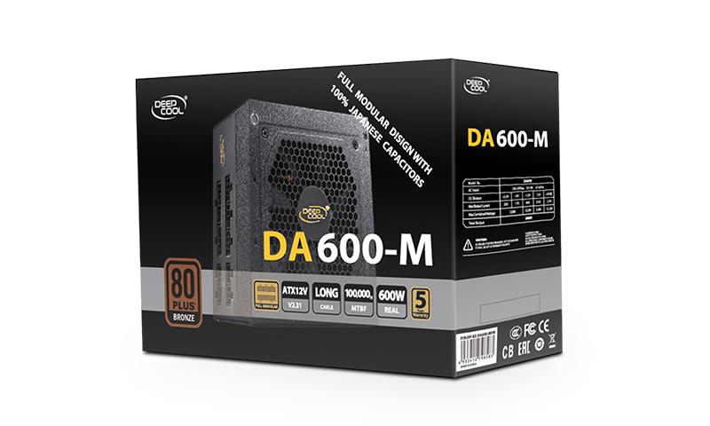 

Блок питания Deepcool 600W (DA600-M)