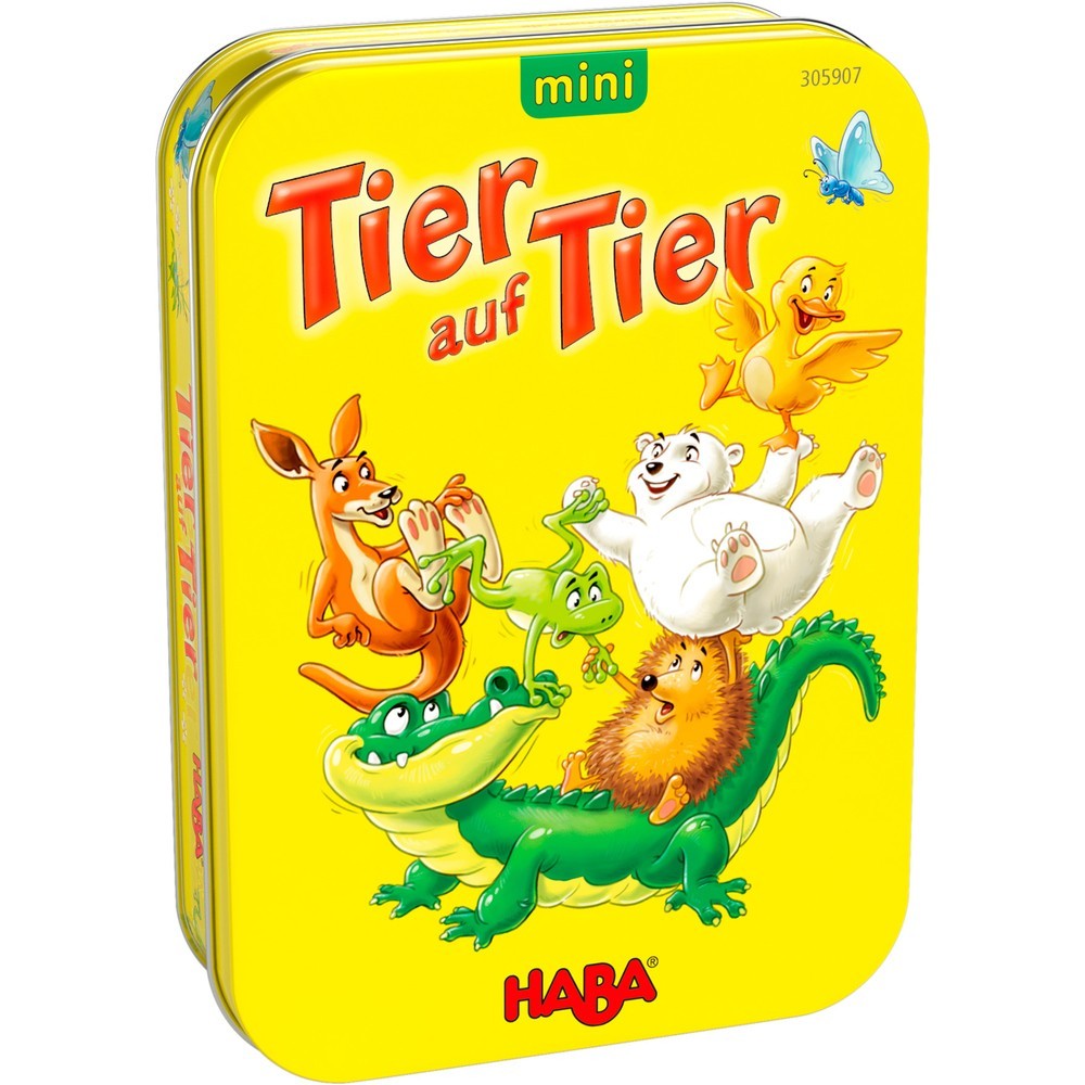 

Настольная развивающая игра "Пирамидка животных" мини (от 5ти лет) Haba Германия