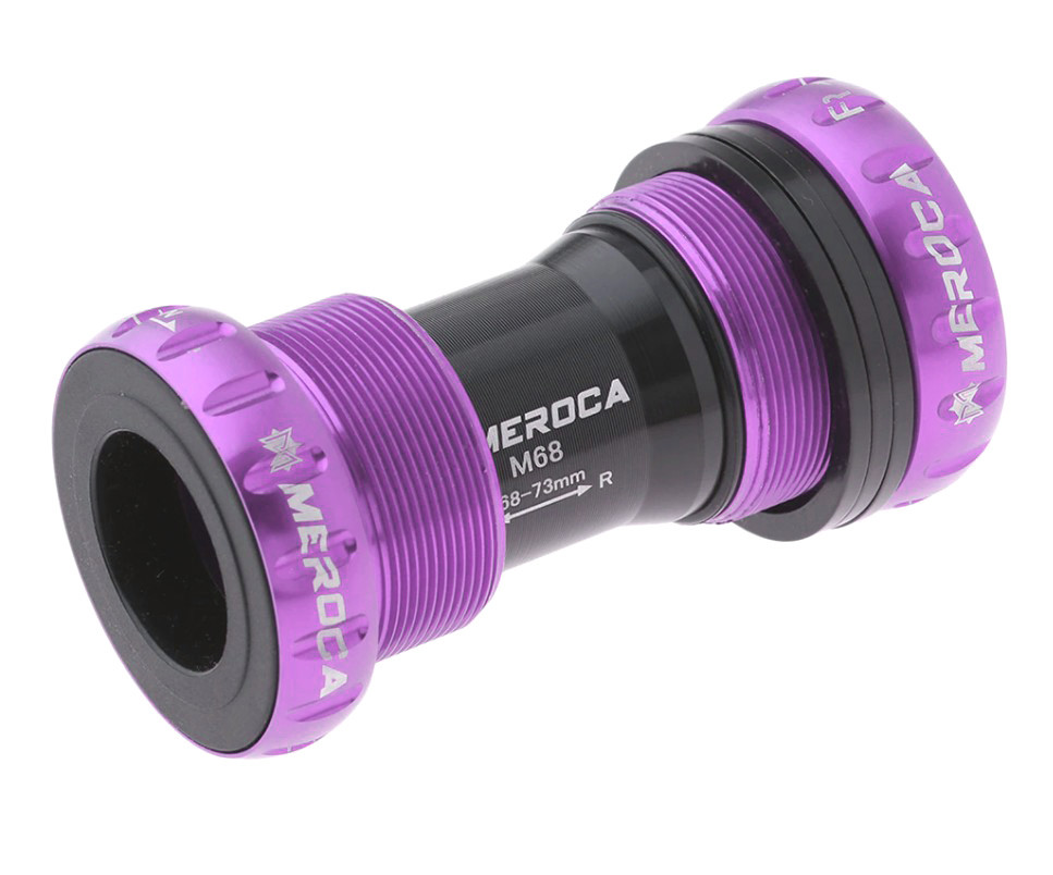 

Каретка Meroca BB52 Hollowtech II, фиолетовая