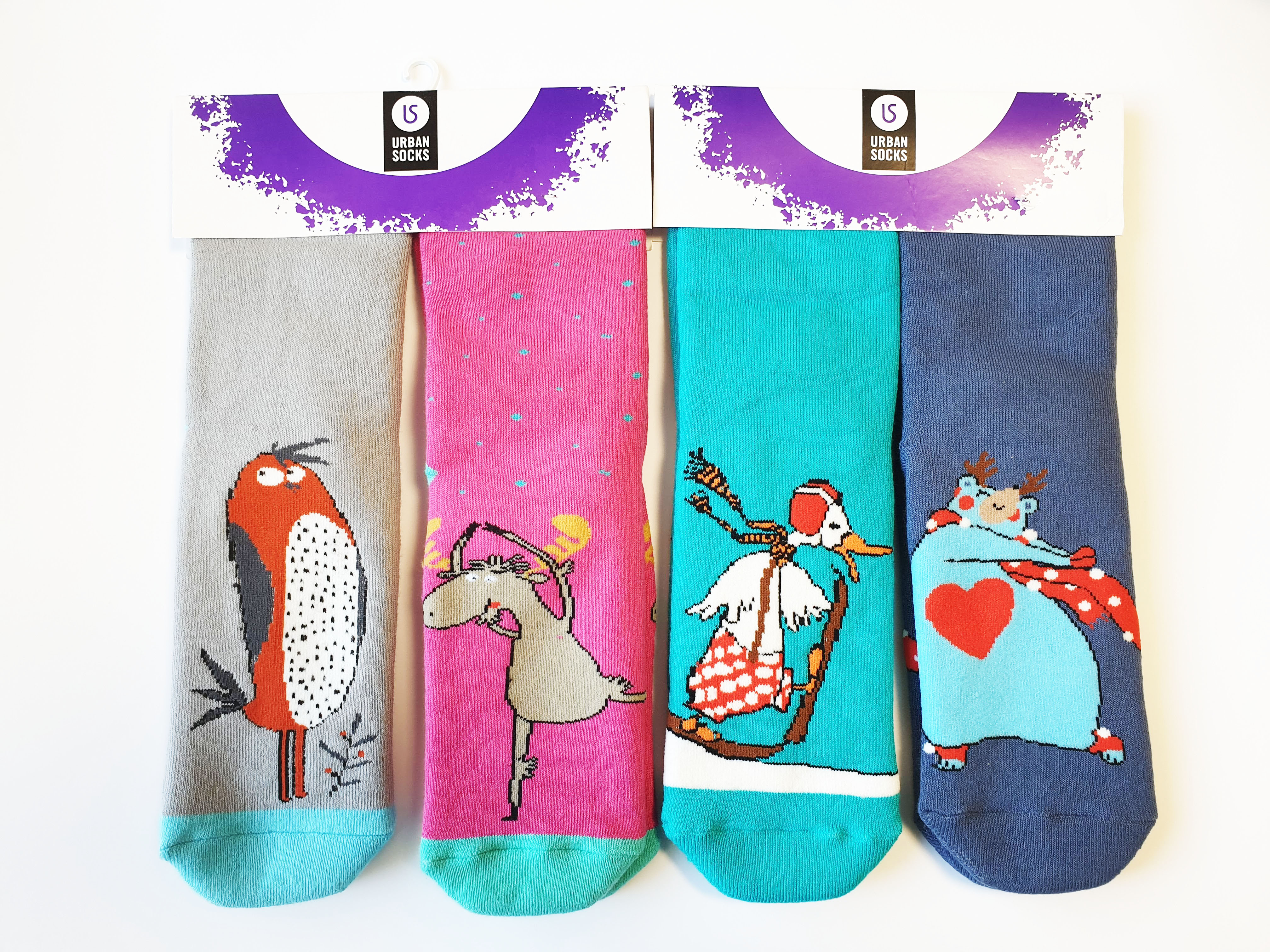 

Набір шкарпетки Urban Socks 1453-2 4 пари - Різнокольорові махрові, Набір шкарпетки Urban Socks 1453-2 4 пари 23-25 Різнокольорові махрові