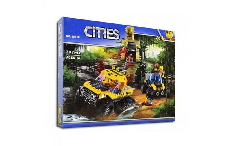 

Детский конструктор Cities 10710/60159 Исследователи джунглей 397 деталей