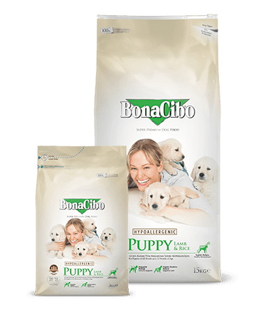 

Сухой корм BonaCibo (Бонасибо) Puppy Lamb&Rice для щенков всех пород до 12 месяцев (ягненок) 15 кг