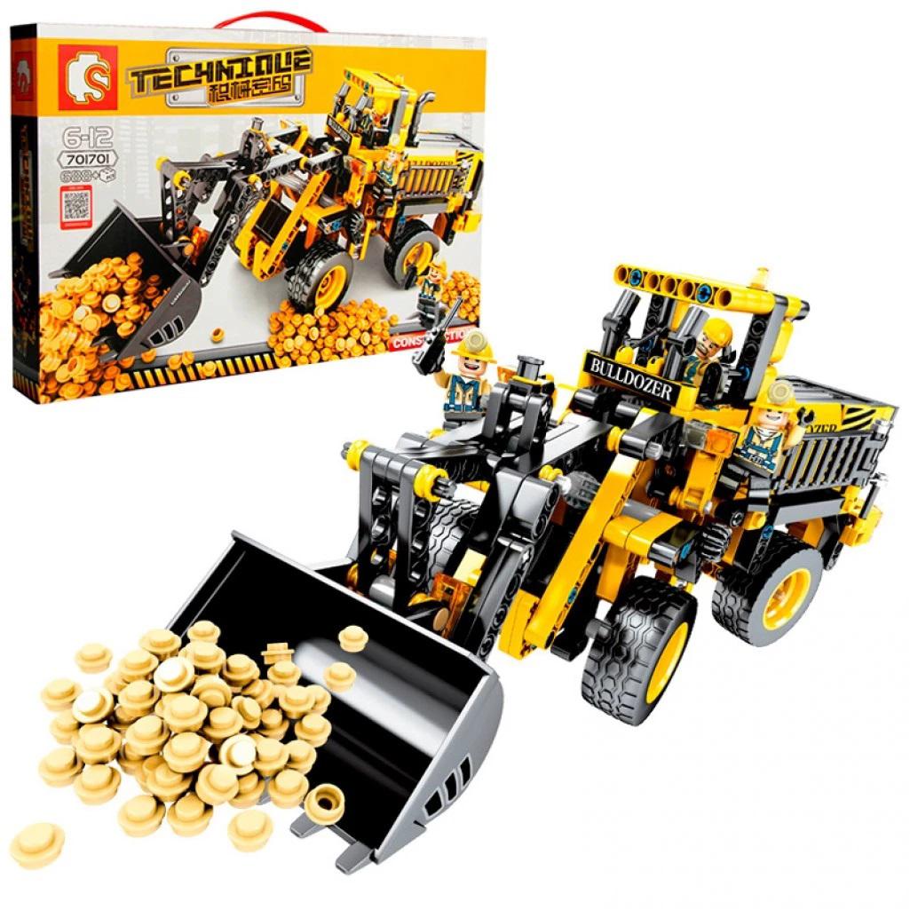 

Детский конструктор Cпецтехника Фронтальный погрузчик Site Engineering 701701 688 деталей