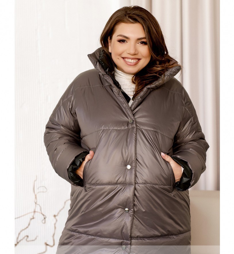 

Куртка Minova 12006Б 48-52 Баклажанова