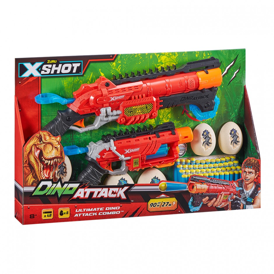 

Набор скорострельных бластеров X-Shot DINO Combo Pack (4859)