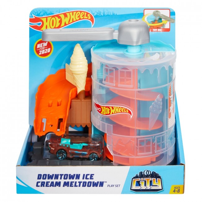 

Игровой набор "Приключения в магазине мороженого" Hot Wheels (GJK74)