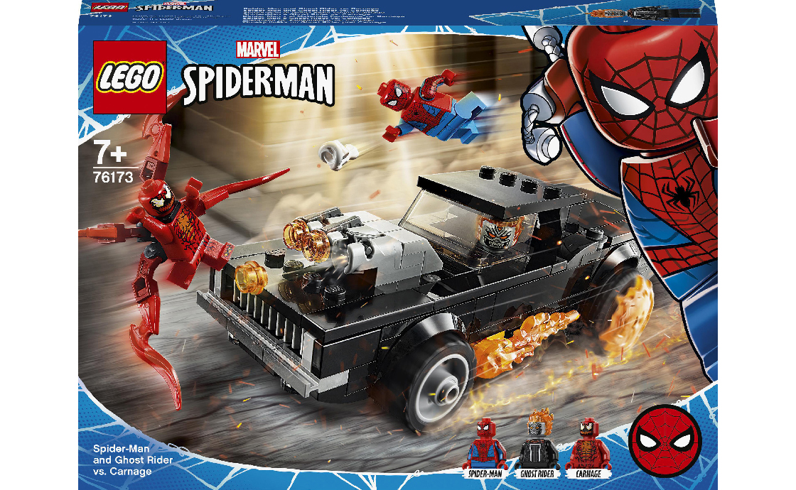 

Конструктор LEGO Marvel Людина-Павук і Примарний Вершник проти Карнажа 212 деталей (76173)