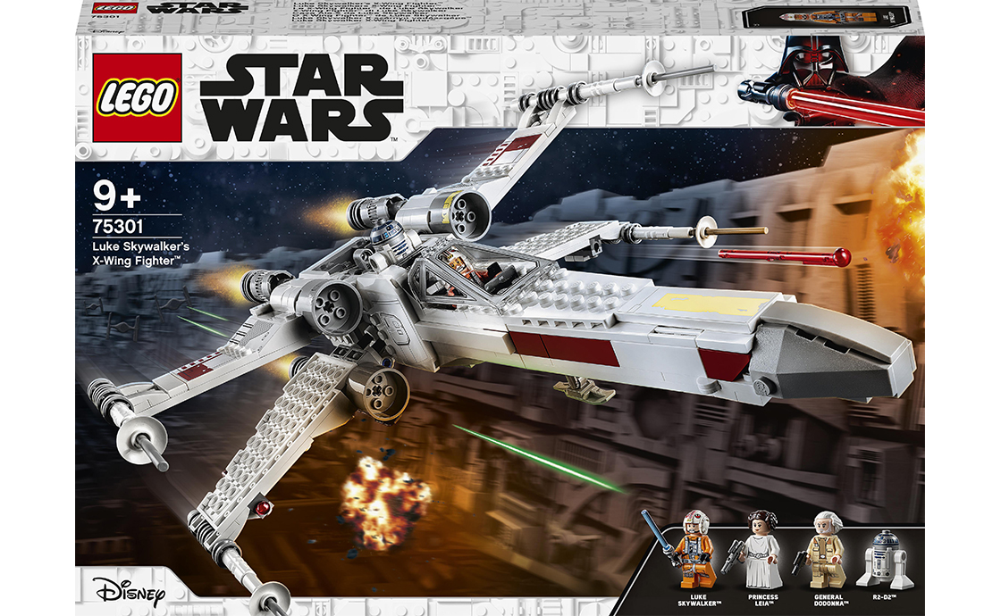 

Конструктор LEGO Винищувач X-wing Люка Скайвокера 474 деталей (75301)