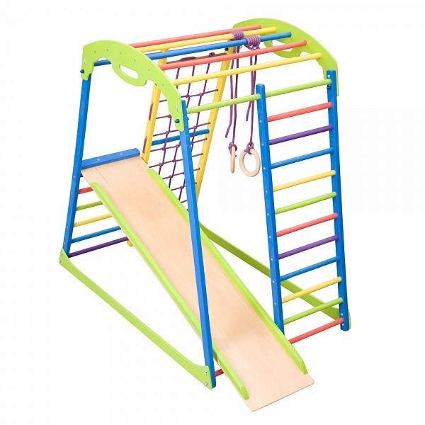 

Детский спортивный комплекс SportBaby SportWood для дома 130 х 85 х 132 см