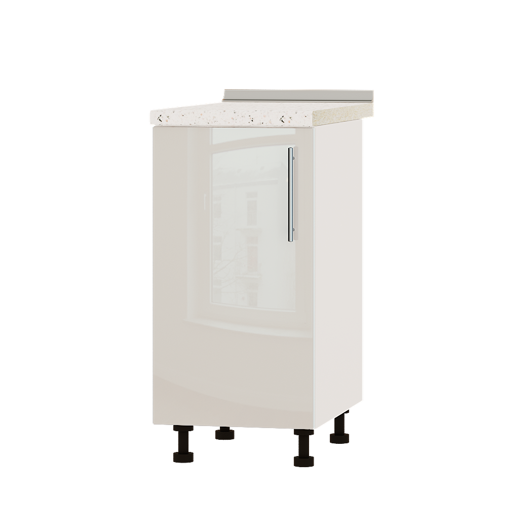 

Кухня Акрил модуль Низ Н83-400 Бьянко Глянец Белый 40х47х82 см