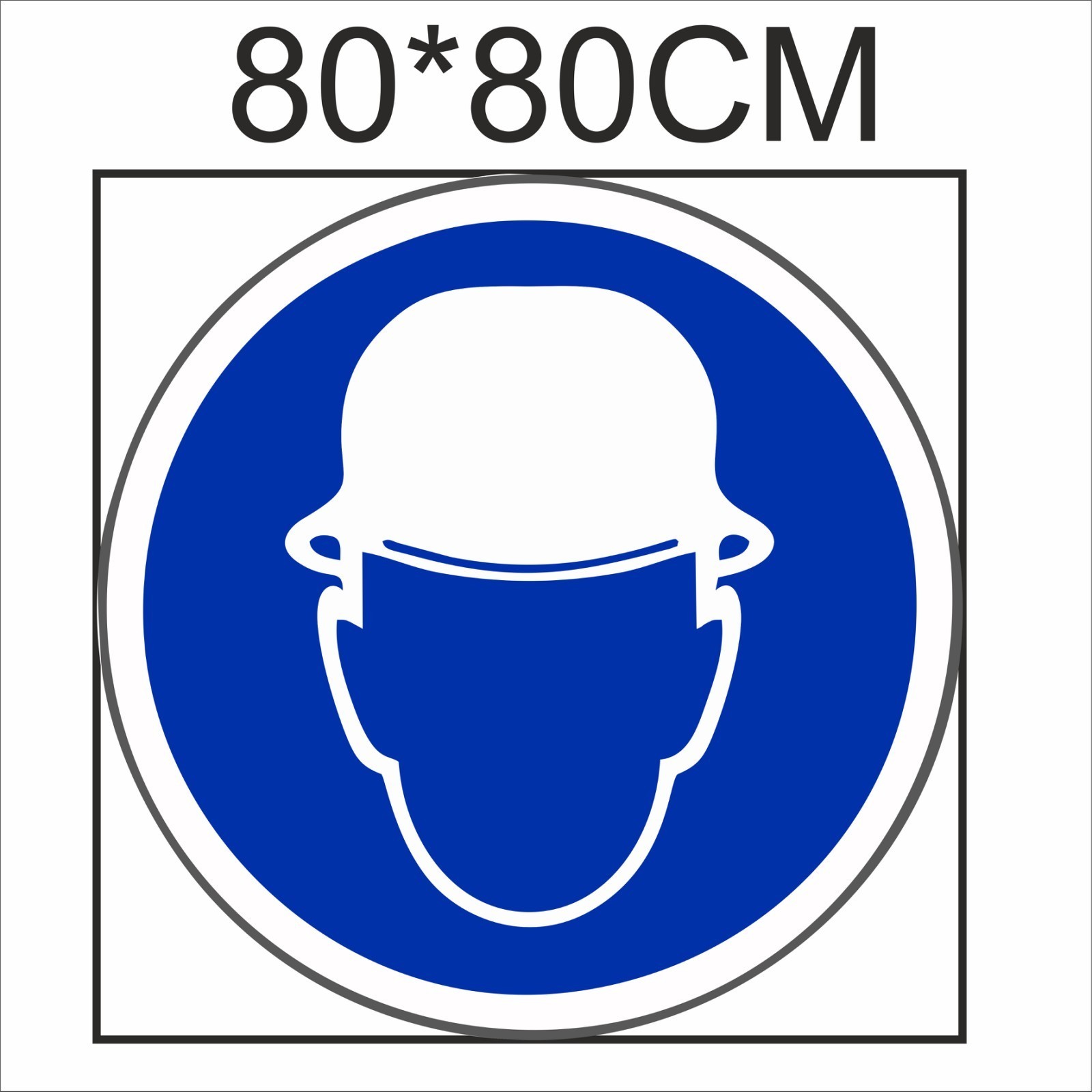 

Знак Vivay Працювати в захисній масці 80x80 см (5904)