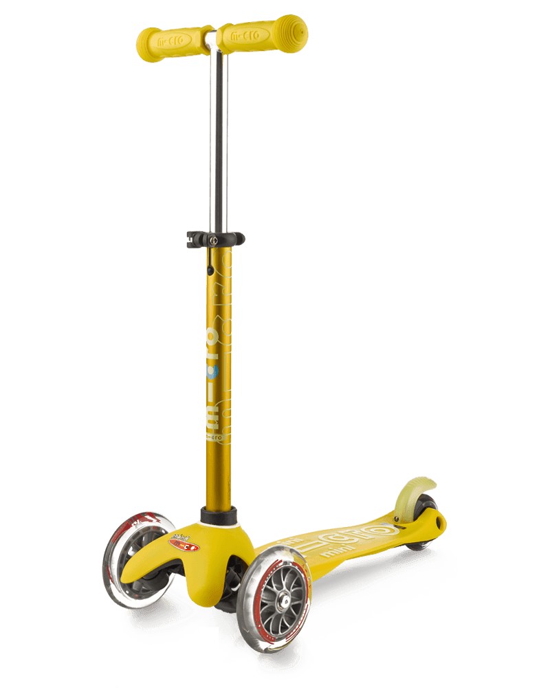 

Трехколесный самокат Mini Micro Deluxe Yellow желтый