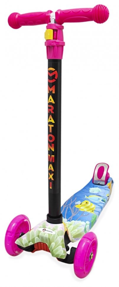 

Трехколесный самокат Maraton Maxi - G рыбки