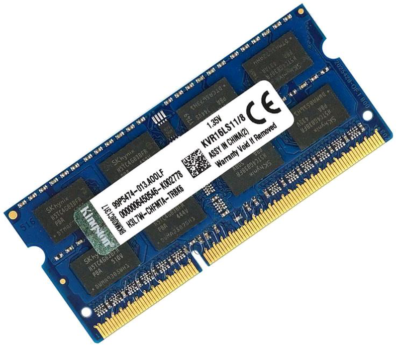 

Оперативная память DDR3, 8GB, 1600MHz, L для ноутбука Б/У 3351