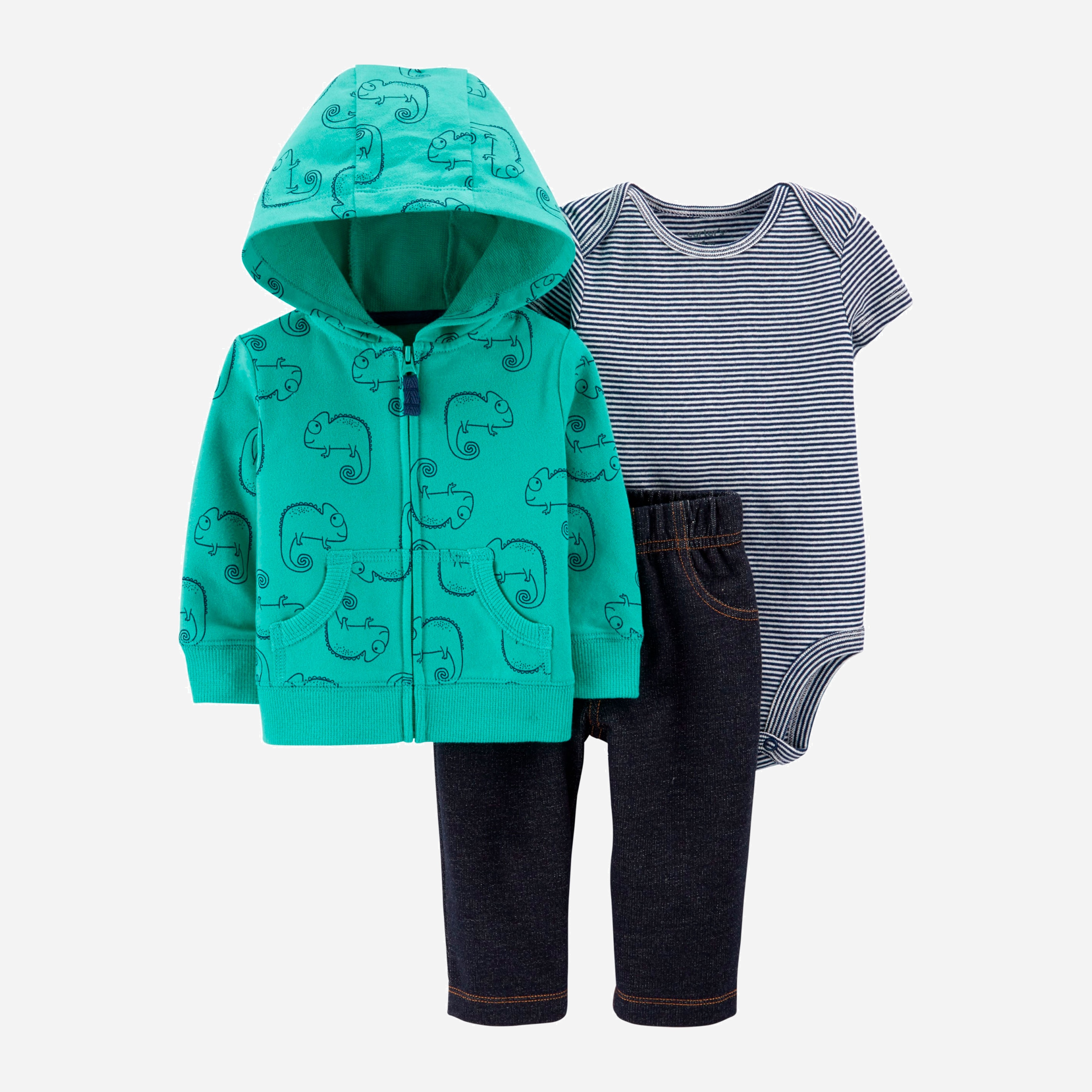 

Комплект (боди + толстовка + брюки) Carters 1H291310 72-76 см Мультиколор