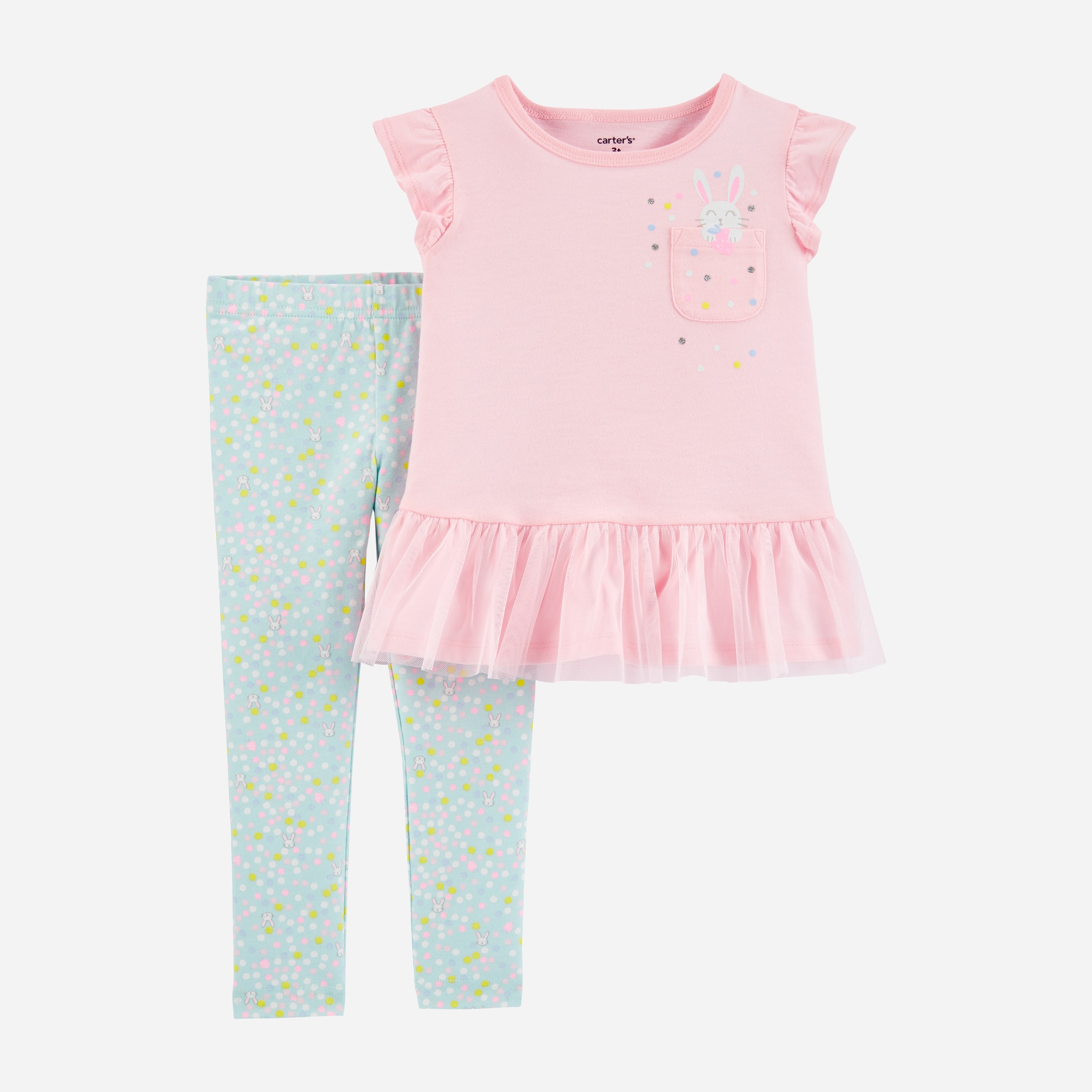 

Комплект (платье + лосины) Carters 1H327010 55-61 см Multicolor