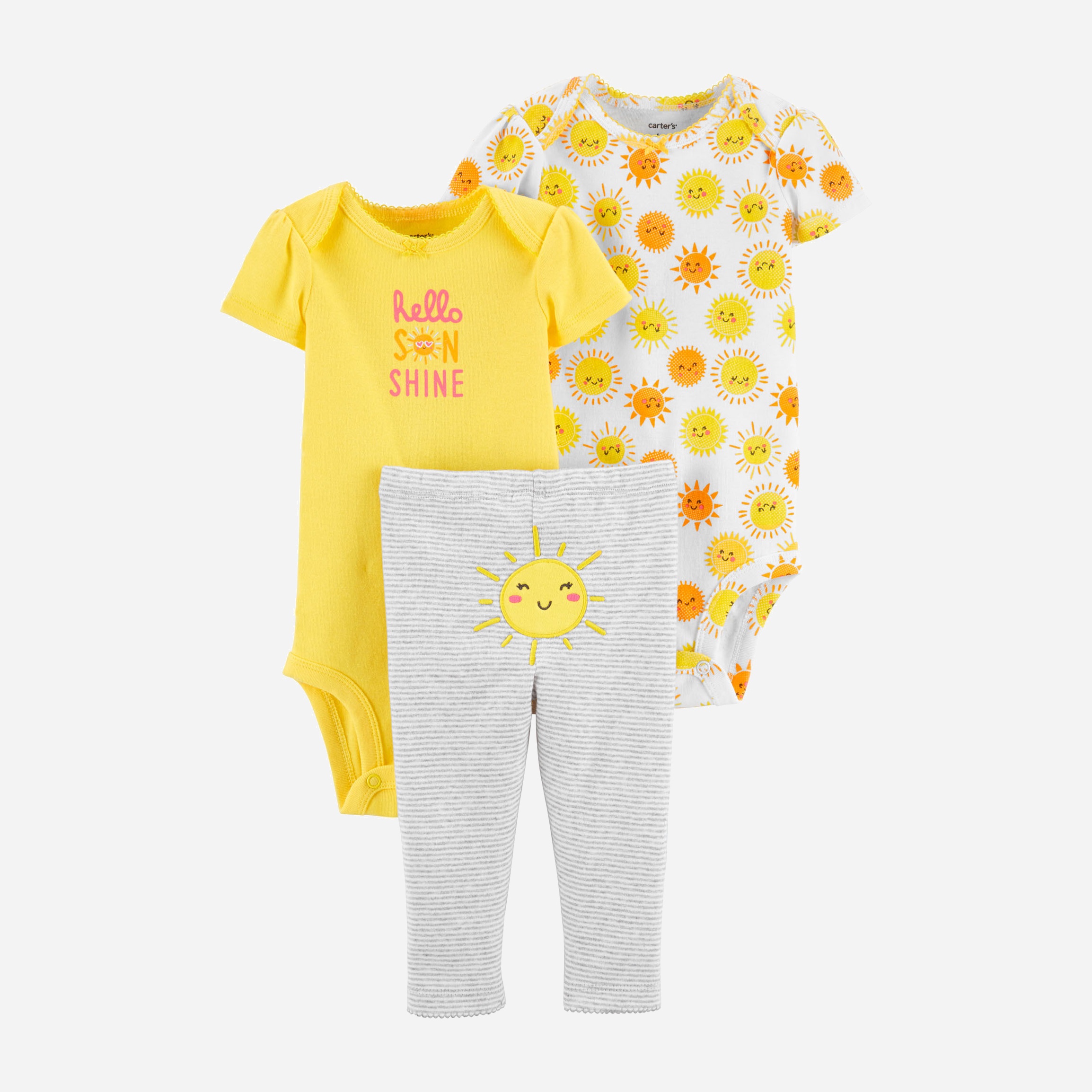 

Комплект (боди 2 шт + штанишки) Carters 1H465010 69-72 см Multicolor