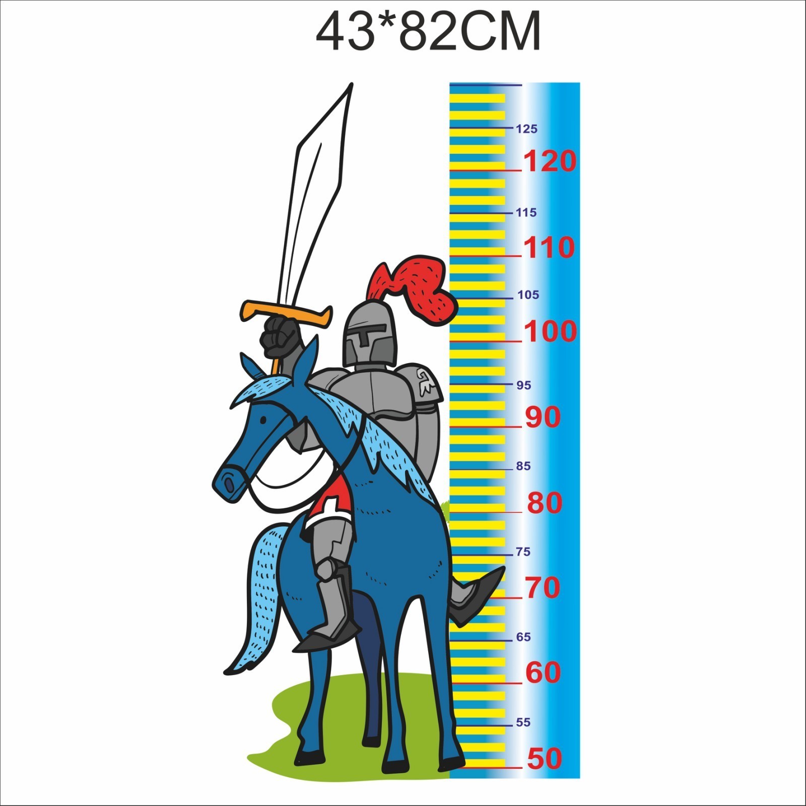 

Зростомір Vivay Лицар 43x82 см (7916)