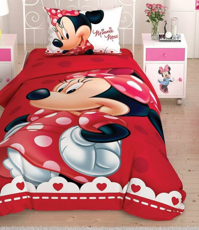 

Комплект постельного белья Tac Disney Minnie Lovely Glitter турция, ранфорс