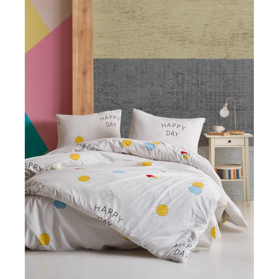 

Постельное белье Lotus Home Perfect Happy sun Полуторный турция, ранфорс