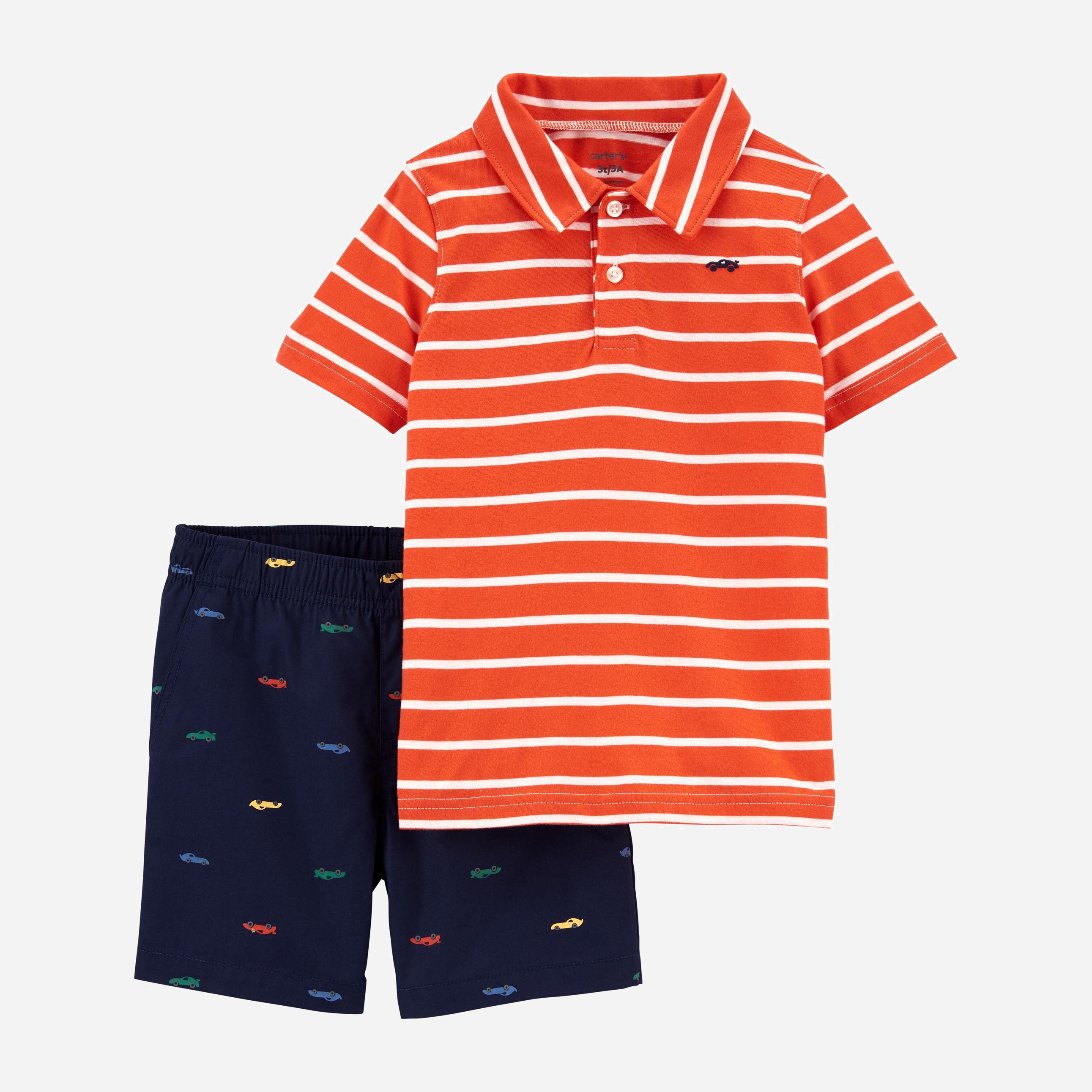 

Комплект (поло + шорты) Carters 2K377810 93-98 см Multicolor