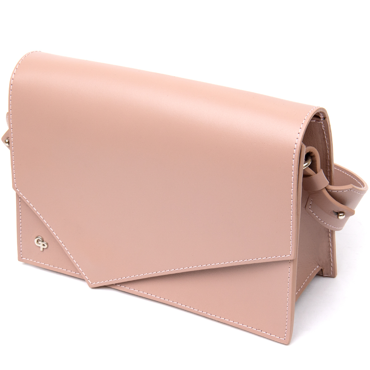 

Кожаная сумка женская GRANDE PELLE 24х16,5х9 см Розовый