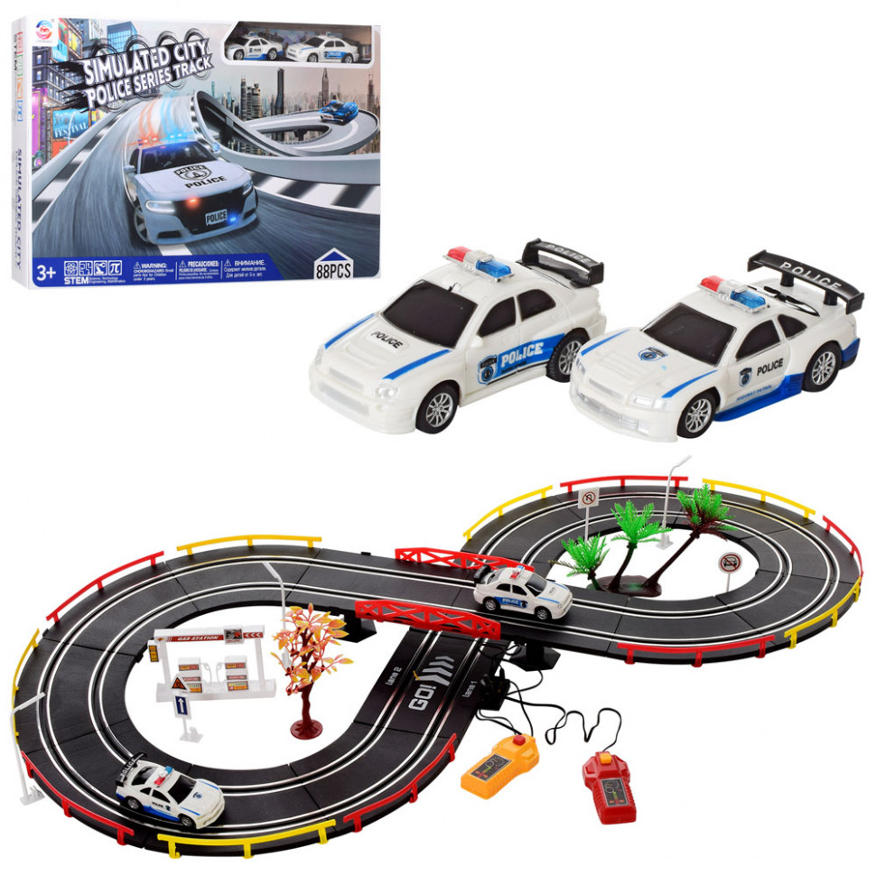 

Игрушечный трек METR+ SK383 Полиция 88 деталей (61040006)