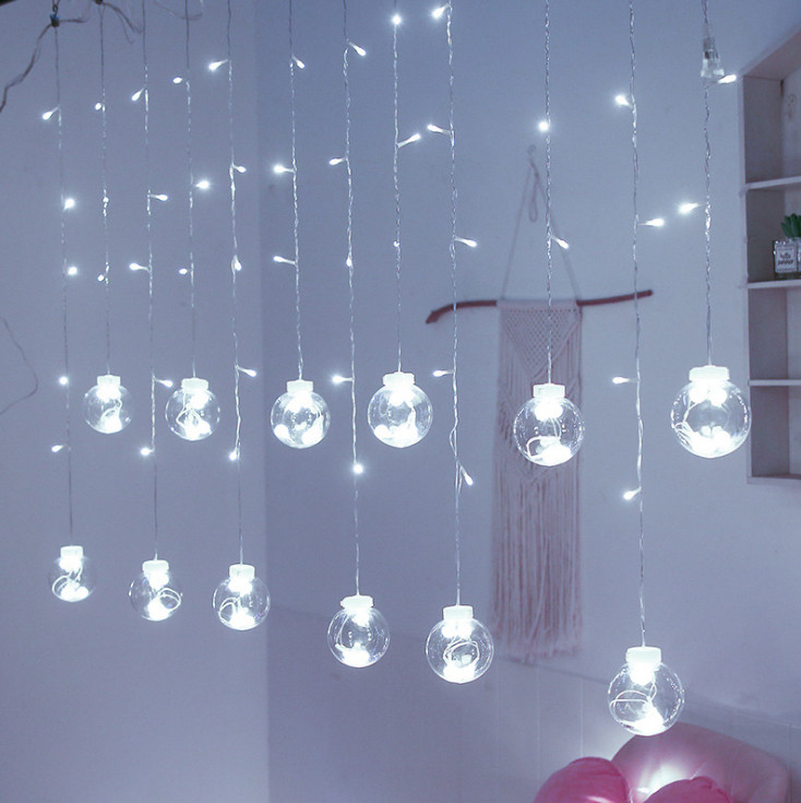 

Гирлянда штора 200LED10 шариков Garland RD-9016Цвет ламп-Белый (М-426)
