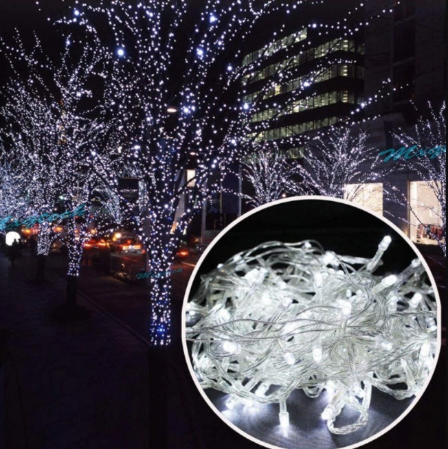 

Гирлянда улица 100LED 10м Провод-Белый Garland RD-7097 Цвет ламп-Белый (М-408)