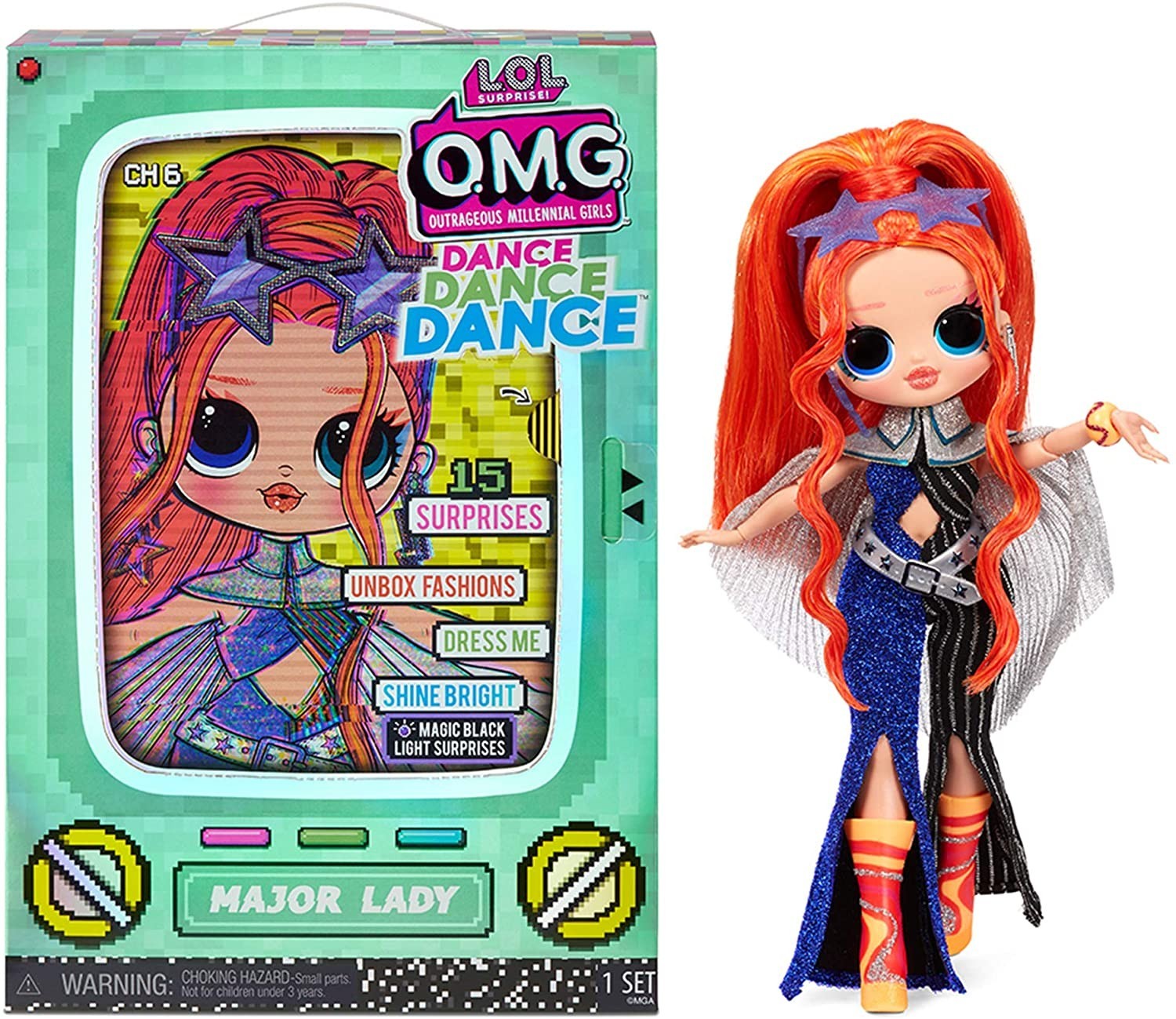 

Игровой набор-сюрприз L.O.L. Surprise O.M.G. Dance Леди-Крутышка
