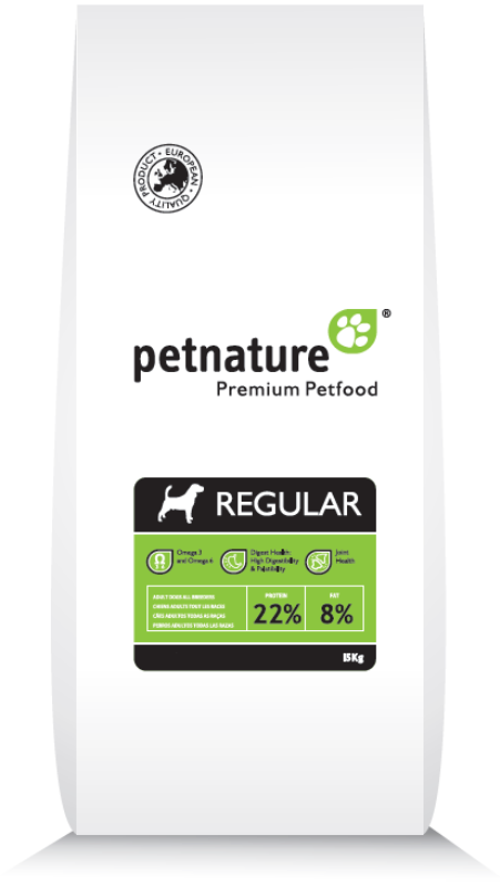 

Сухой корм PetNature Regular для взрослых собак всех пород курица 15 кг