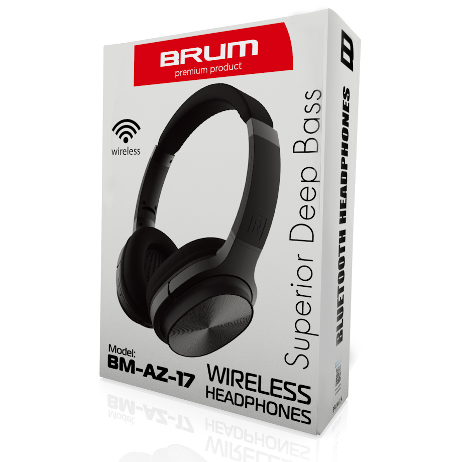 

Наушники Bluetooth BRUM BM-AZ-17 Чёрный