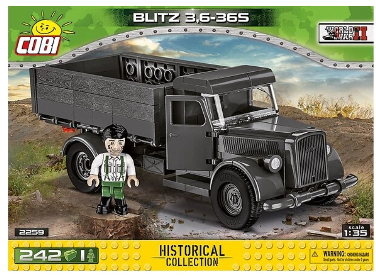 

Конструктор Cobi Historical Collection WWII Blitz 36-36S (2259)