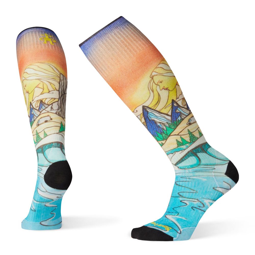 

Термошкарпетки жіночі Smartwool Women's PhD Ski Ultra Light Lifecycle Print (Multi Color) S (34-37)