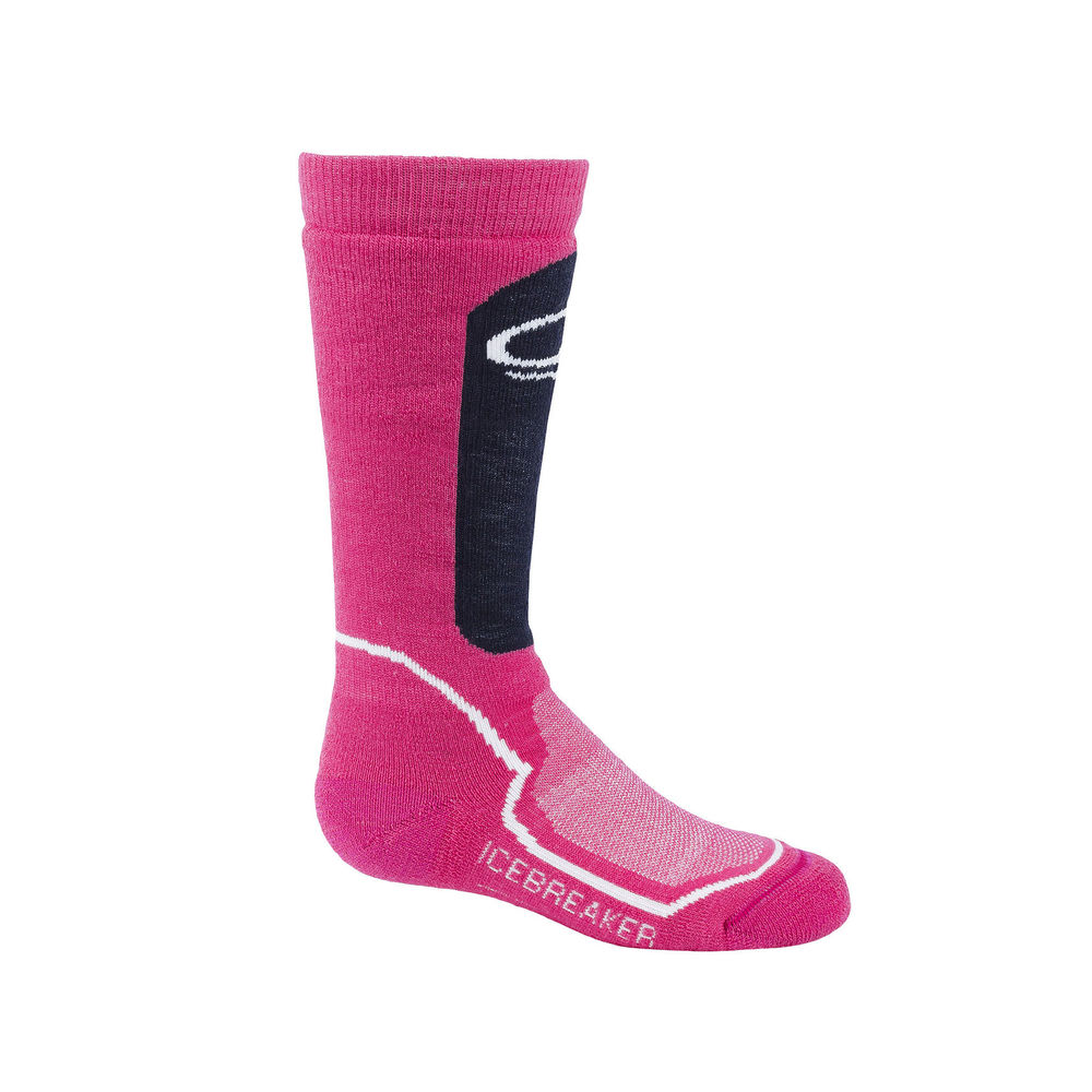 

Носки Icebreaker Kids Snow Medium OTC pop pink/admiral/snow XL (33-36) (IBN D04 601 XL)