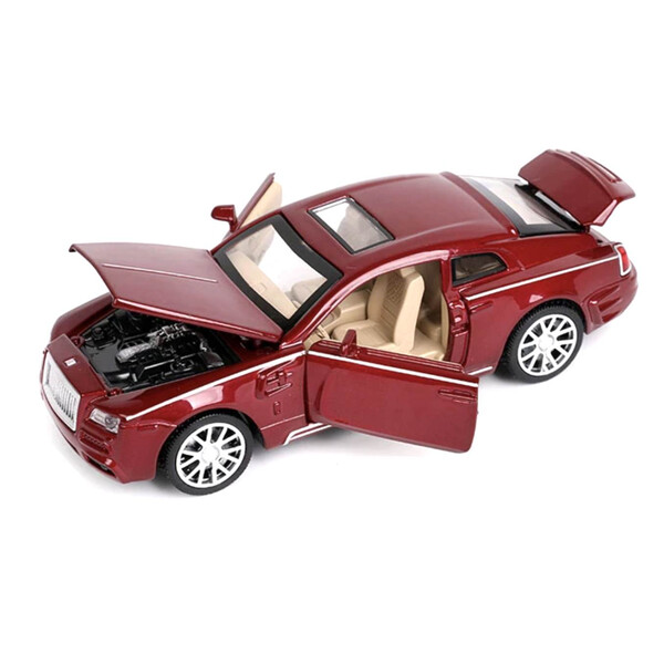

Коллекционная машинка Rolls Royce Phantom моделька металлическая игрушка 1:32 Бордовый (2458741)