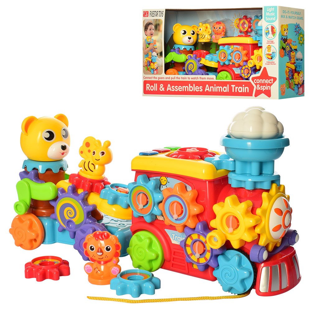 

Развивающая игрушка паровоз-каталка Fivestar Toys (35864)