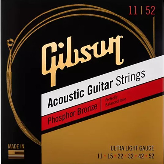 

Gibson SAG-PB11 Premium Phosphor Bronze 11-52