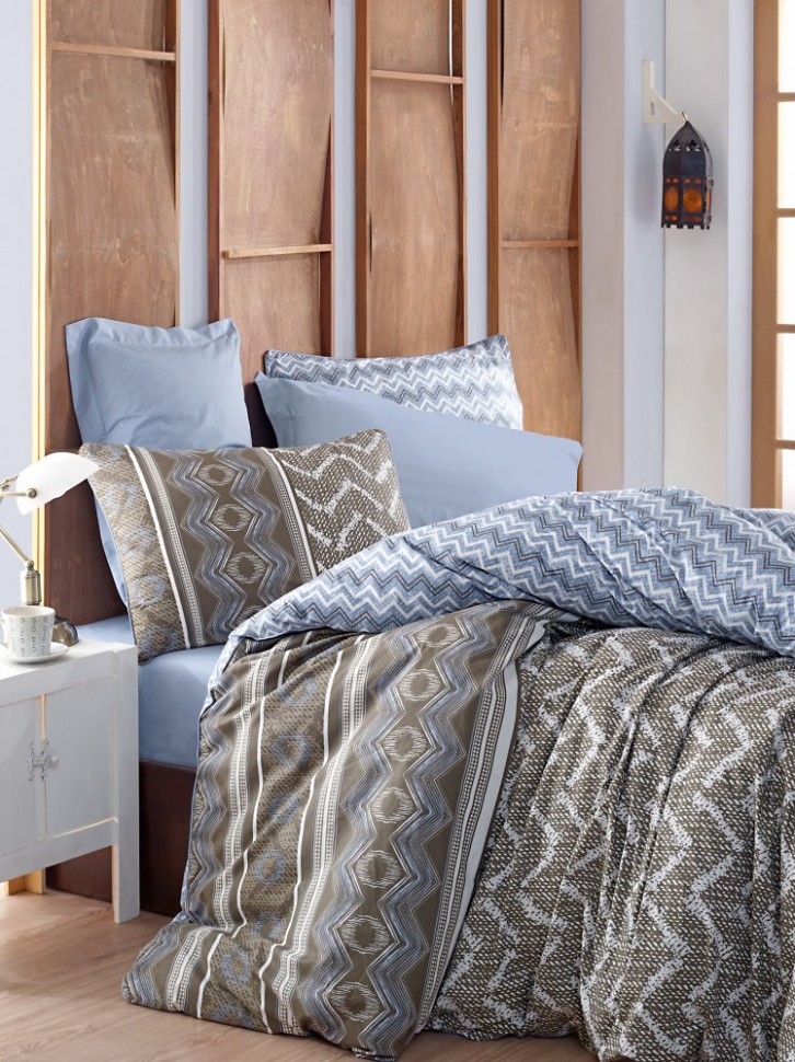 

Постельное белье Cotton Box Joy Mavi евро 010077431