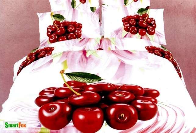 

Постельное белье Love You Вишенки семейный m004313 m004313
