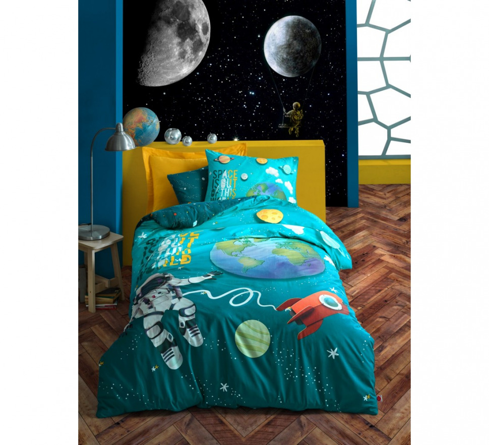 

Подростковый комплект ранфорс Cotton Box Little Astronaut turkuaz 080077118