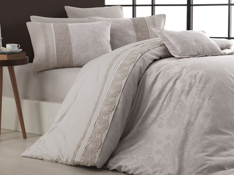 

Постельное белье с кружевом First Choice V.I.P Moon Light April sampanya евро m015752
