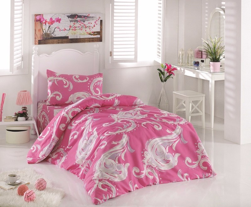 

Постельное белье бязь голд LightHouse Pink евро 2200000538437