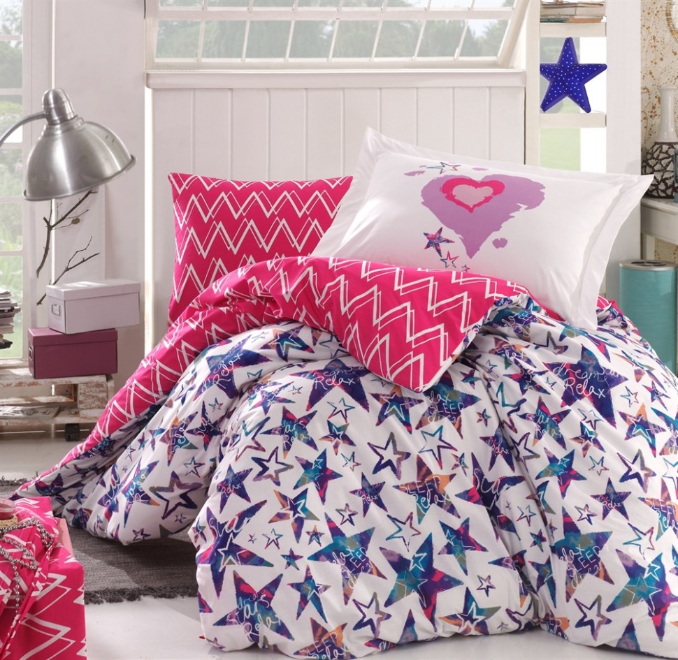 

Постельное белье Poplin Hobby Carmen фуксия полуторный 8698499135031