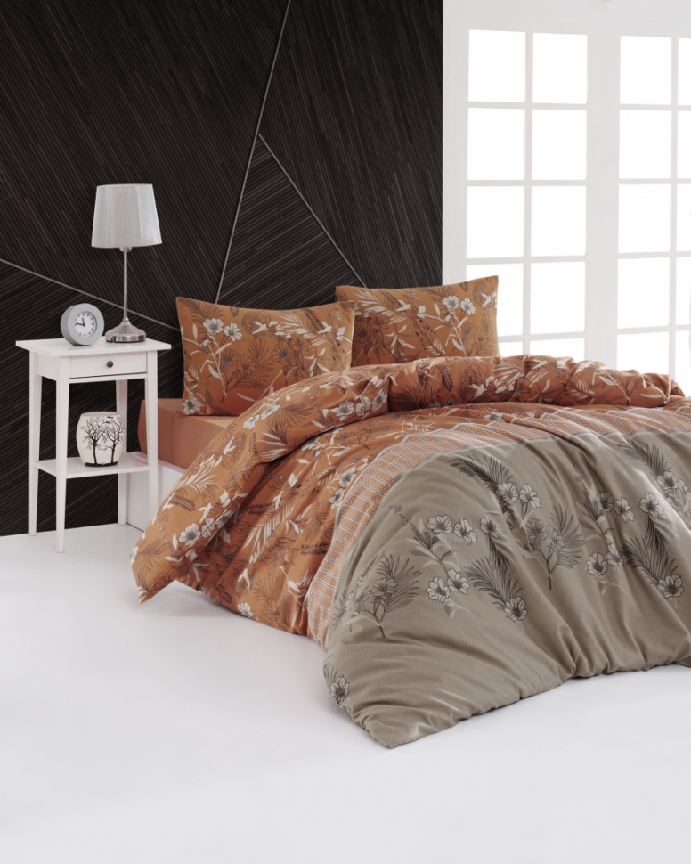 

Постельное белье фланель First Choice Burrell taba евро m017180